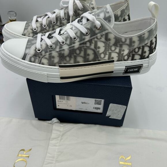 Men's Dior B 23 low top oblique sneakers size 46 made in Italy - Picture 7 of 16